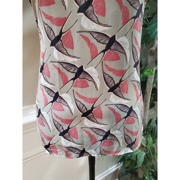 APT 9 Women's Gray 100% Polyester Round Neck Sleeveless Casual Top Blouse Large - Picture 3 of 11